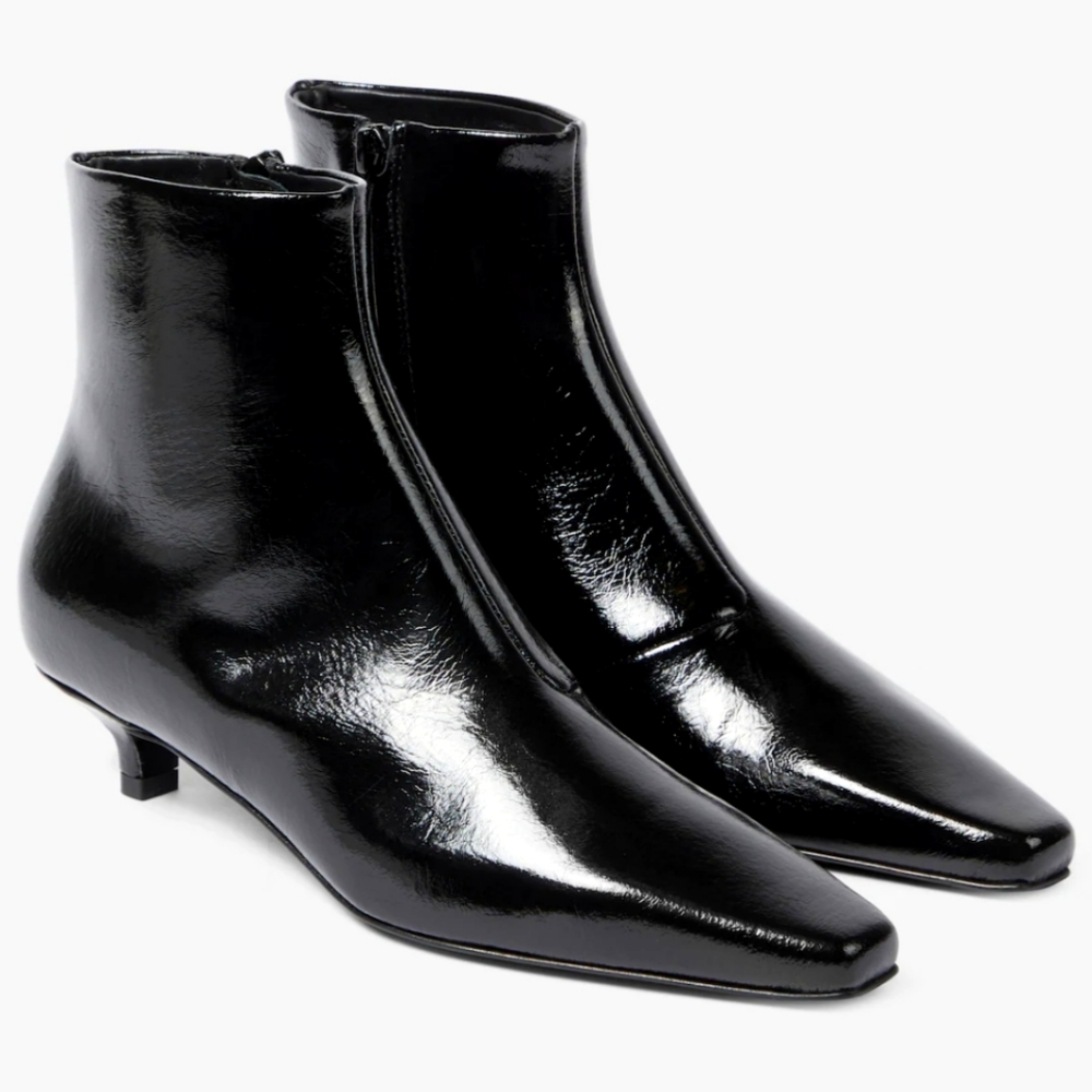Toteme The Slim Leather Ankle Boot 36